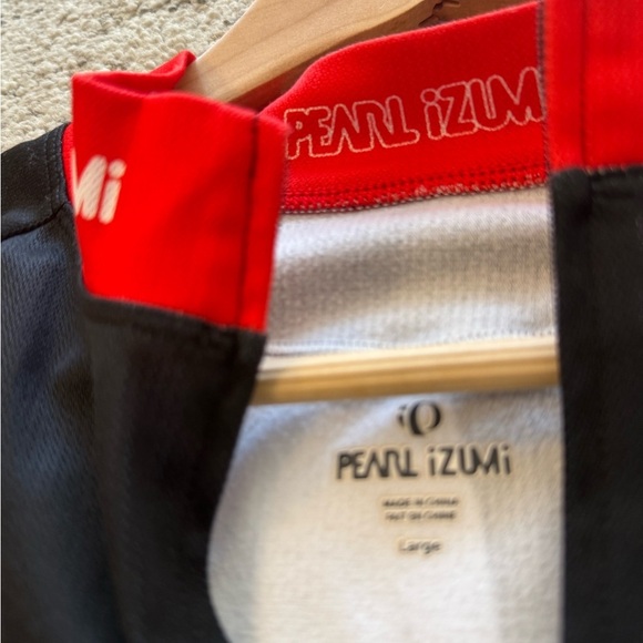 Pearl Izumi Men's L Bold Cycling Shirt - Black, Red, White GUC - Picture 14 of 16